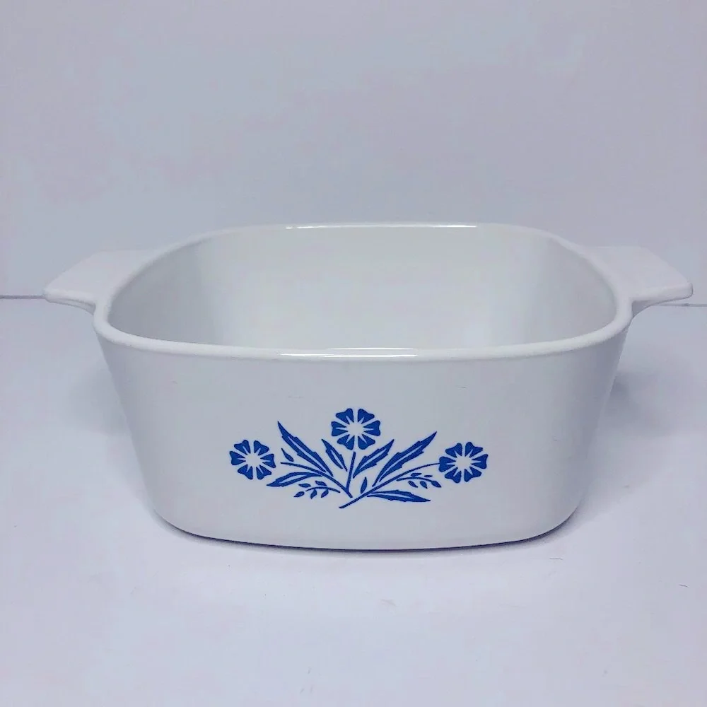 Vintage Corning Ware Blue Cornflower 1.5 Quart Cottagecore Farmhouse Country